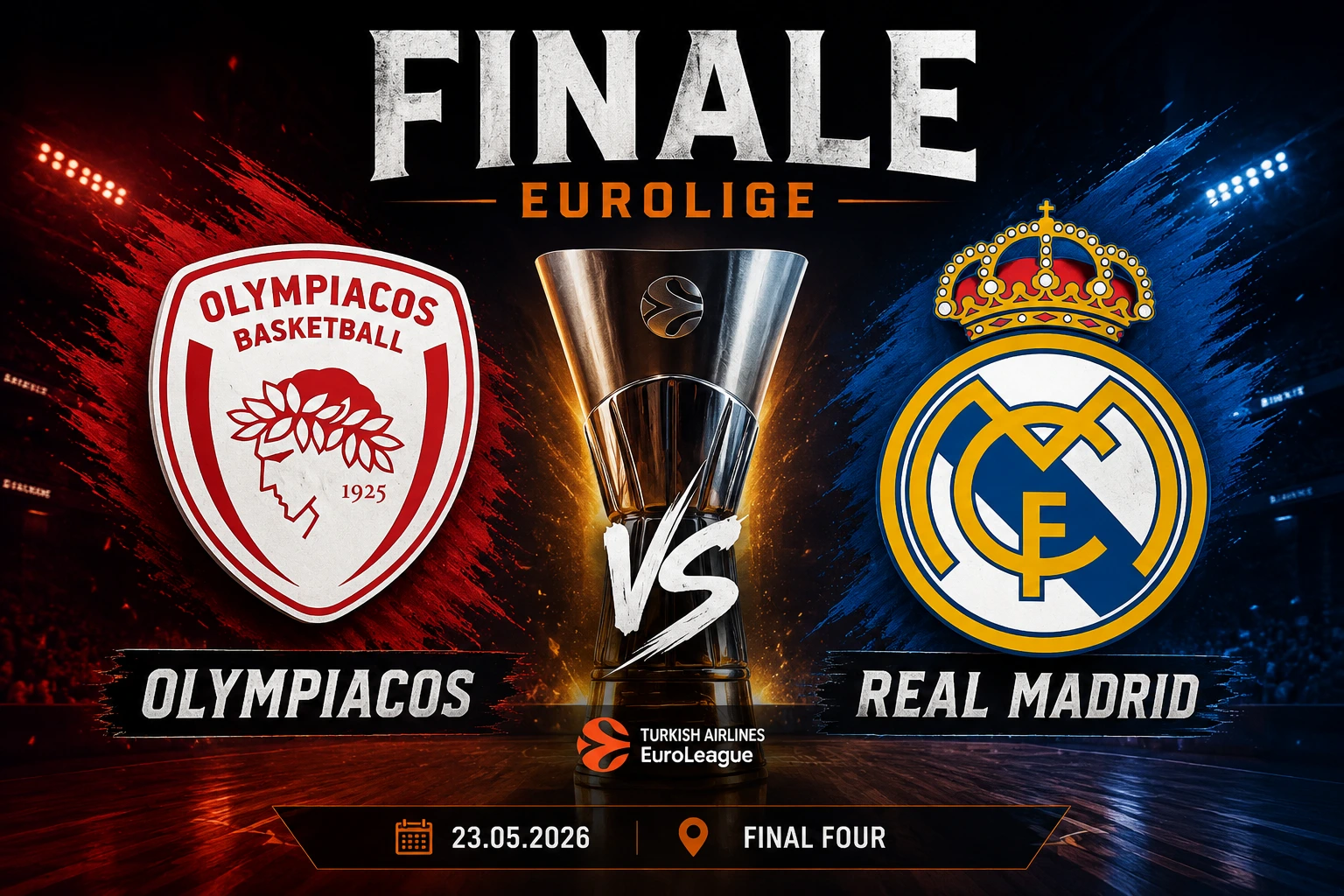 Olimpijakos - Real Madrid 23/05/26 Finale Eurolige