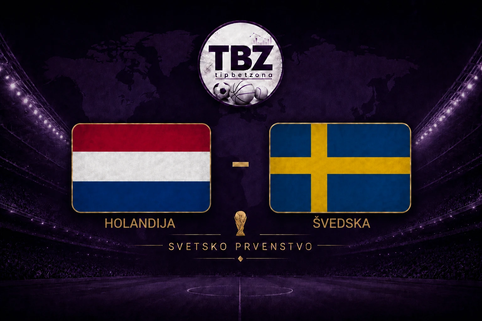 Holandija - Svedska SP 2026