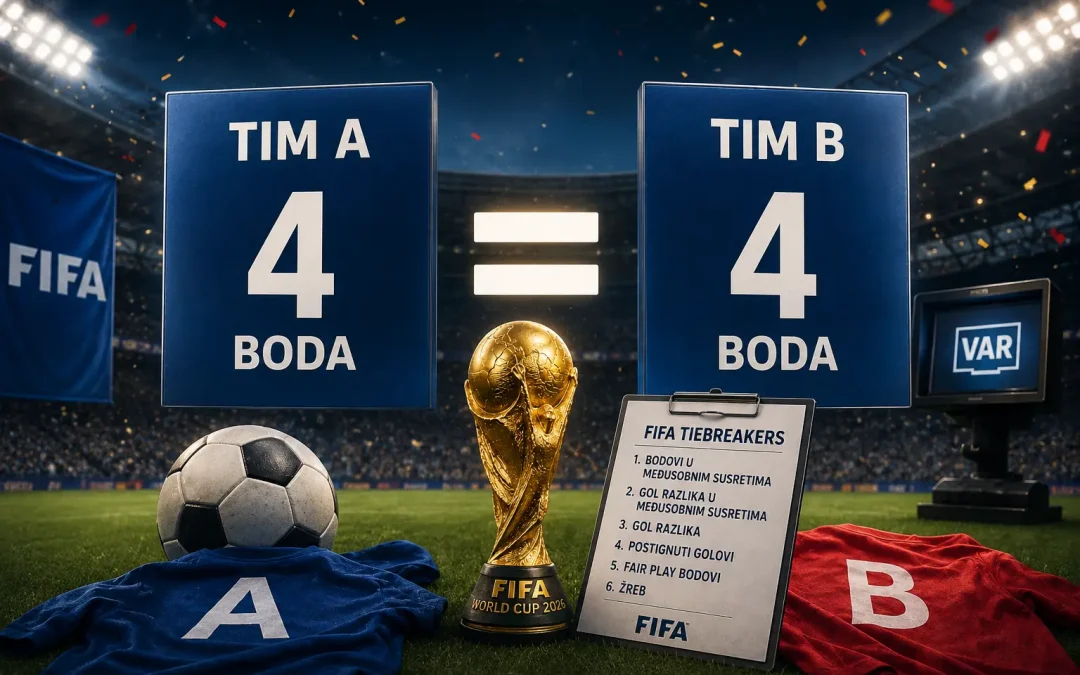 Šta se dešava ako timovi imaju isti broj bodova na SP 2026? FIFA pravilo koje menja sve!
