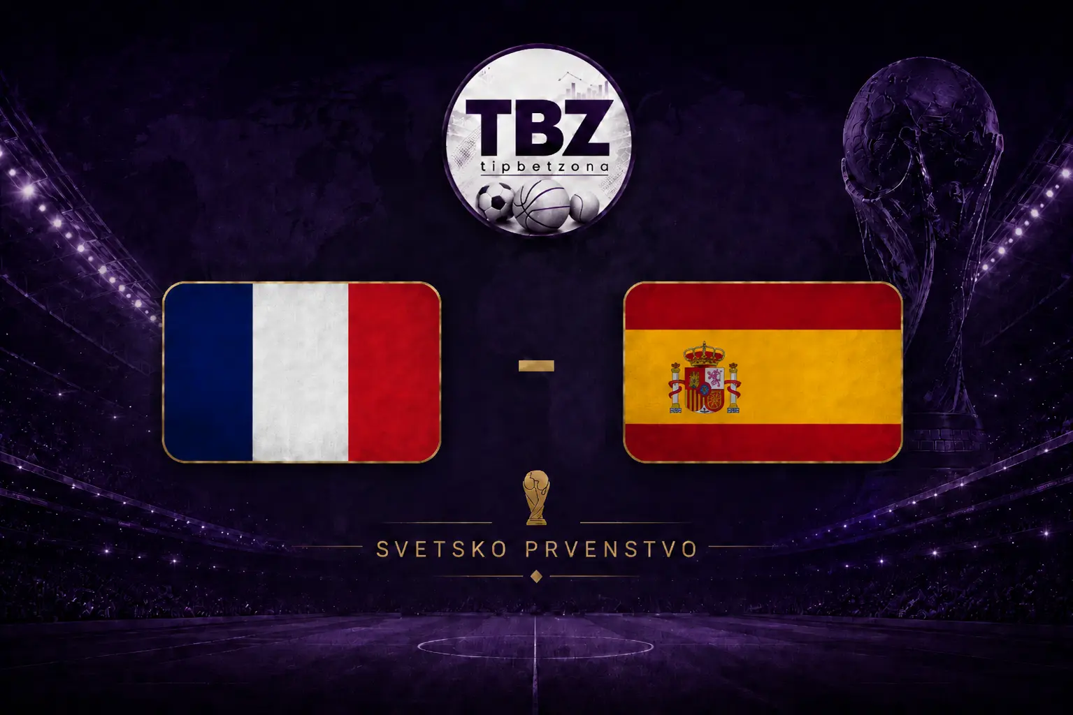Francuska Spanija SP 2026 polufinale